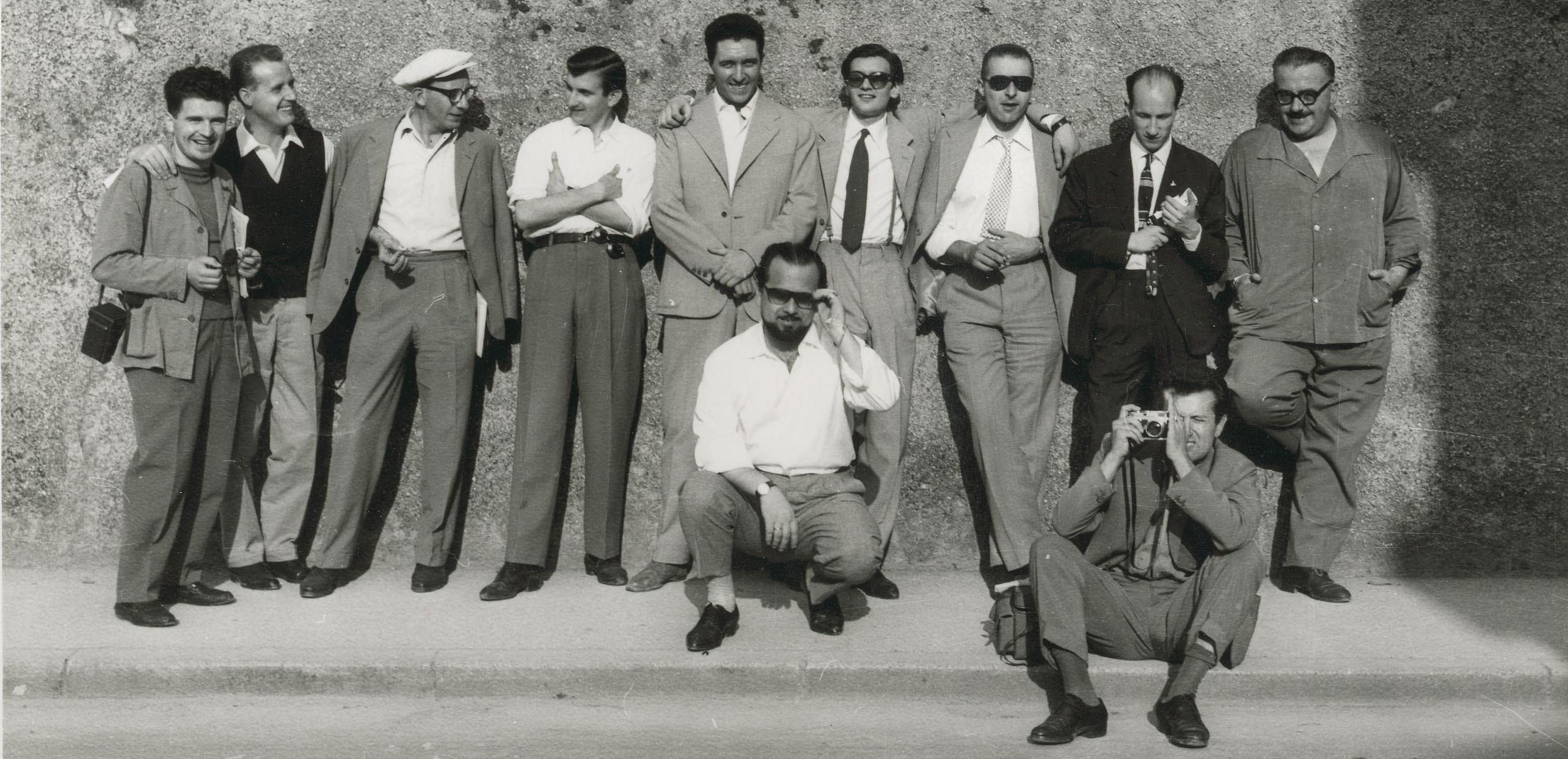 Giuliano Borghesan, Il Gruppo Friulano con alcuni amici, 1955