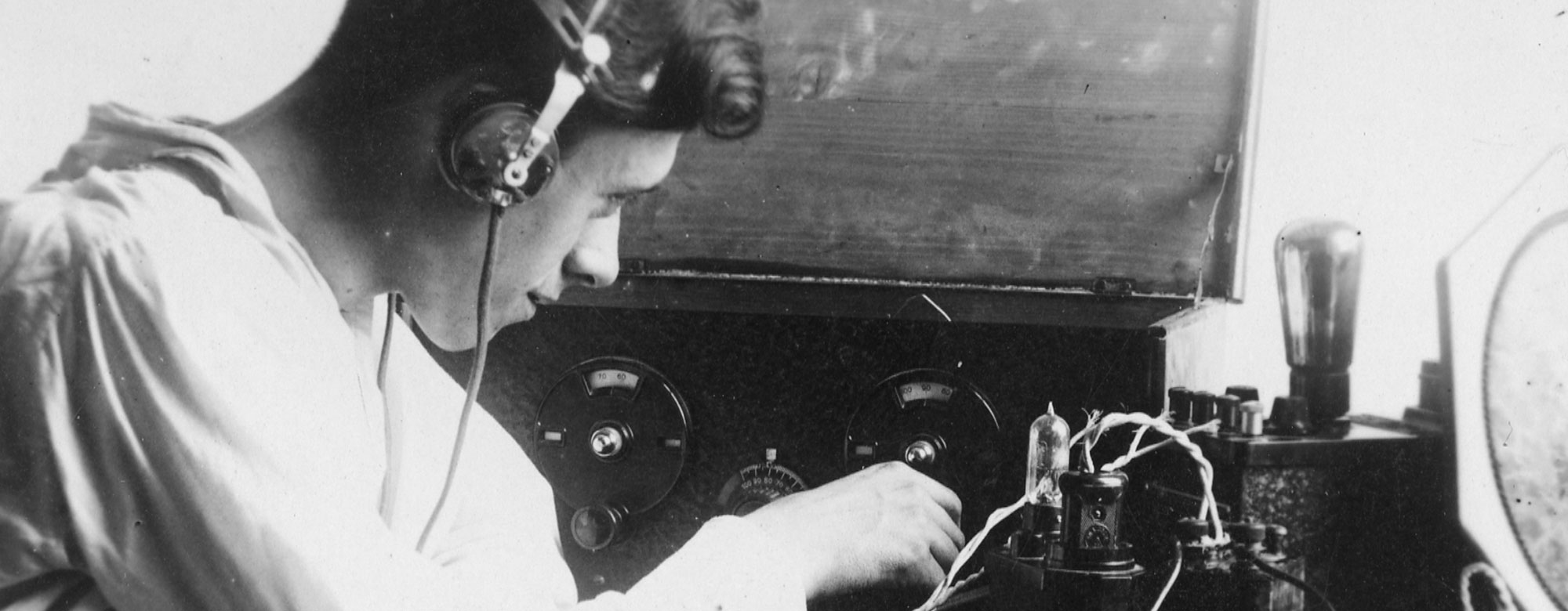 Francesco Krivec, il radioamatore, anni '30